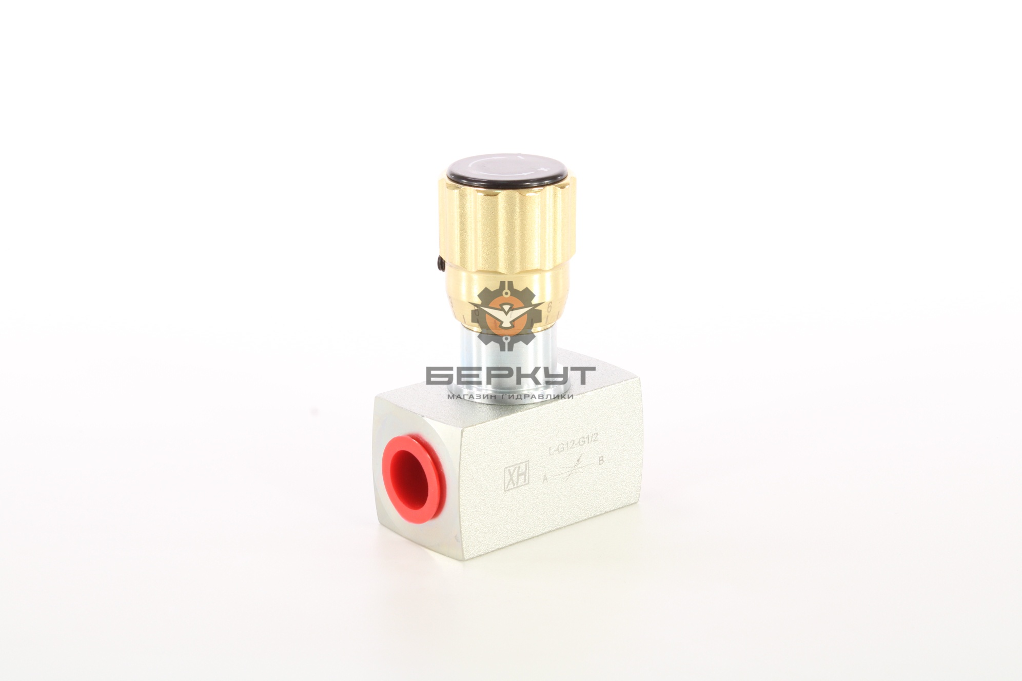 Дроссель L-G12-G1/2 двунаправленный (DN=12, PN=315bar, 85l/min, G1/2")
