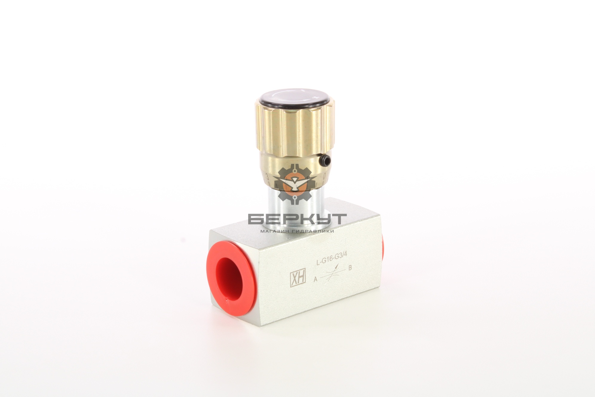 Дроссель L-G16-G3/4 двунаправленный (DN=16, PN=315bar, 185l/min, G3/4")