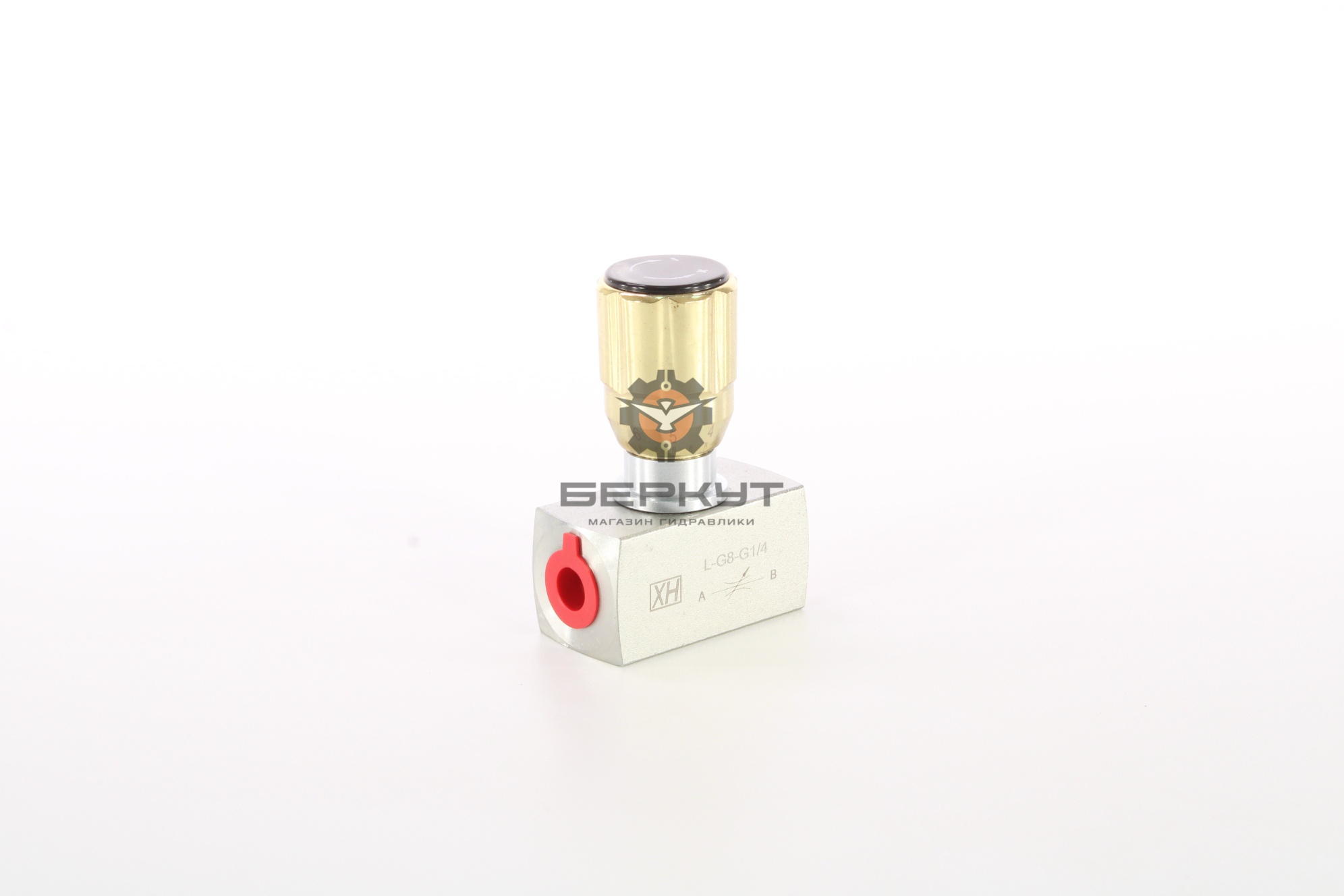 Дроссель L-G8-G1/4 двунаправленный (DN=8, PN=315bar, 40l/min, G1/4")