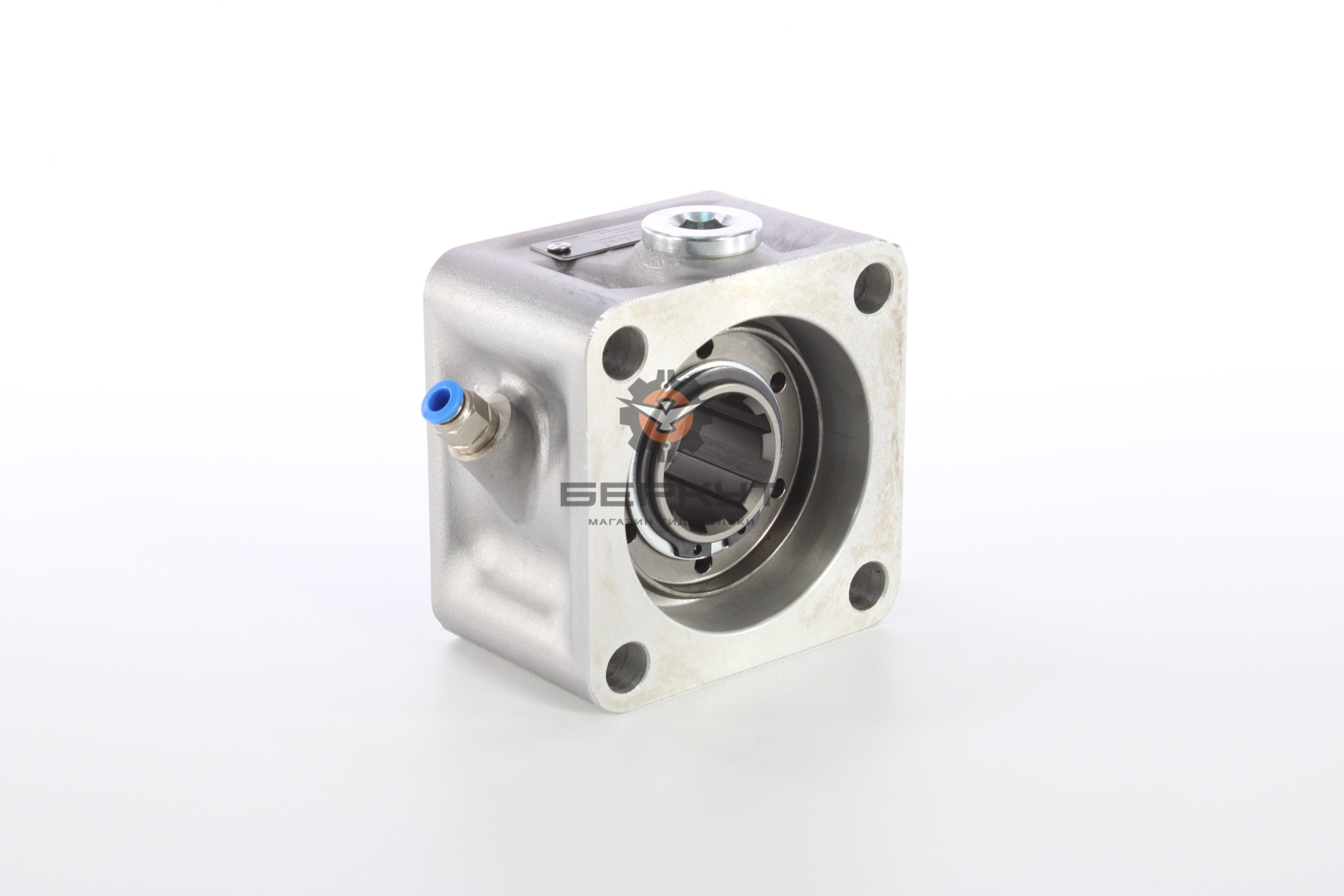 Коробка отбора мощности (КОМ) ZF (на КПП, выход: под насос ISO левого вращения, пневмовключение, торцевая, соосная) (PT1ZFAS12) KAZEL