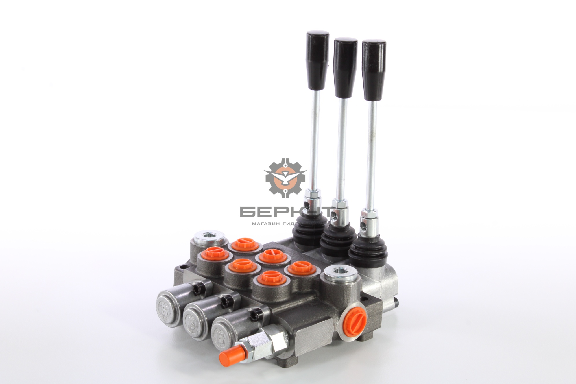 Гидрораспределитель 3Р40-1А1А1А1 GKZ1 Badestnost (3 золотника без фиксации)