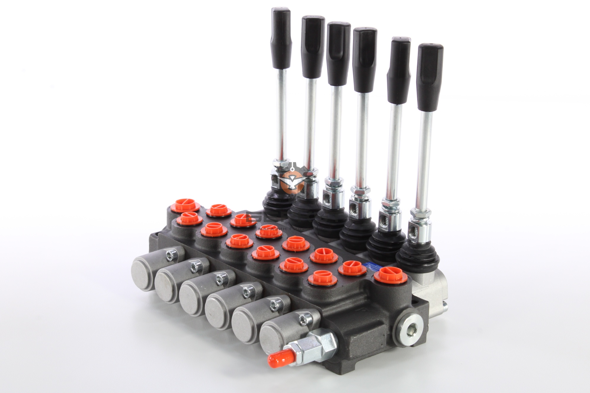 Гидрораспределитель 6Р40-1А8А8А8А8А8А8 GKZ1 SJ-Technology (6 золотников с фиксацией) (6P40F-OW GKZ1)