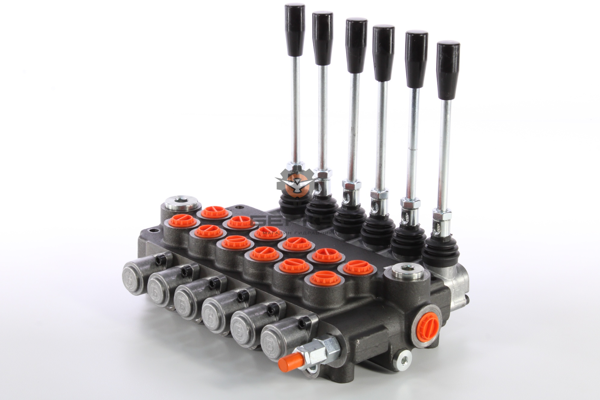 Гидрораспределитель 6Р80-1А8А8А8А8А8А8 GKZ1 Badestnost (6 золотников с фиксацией)