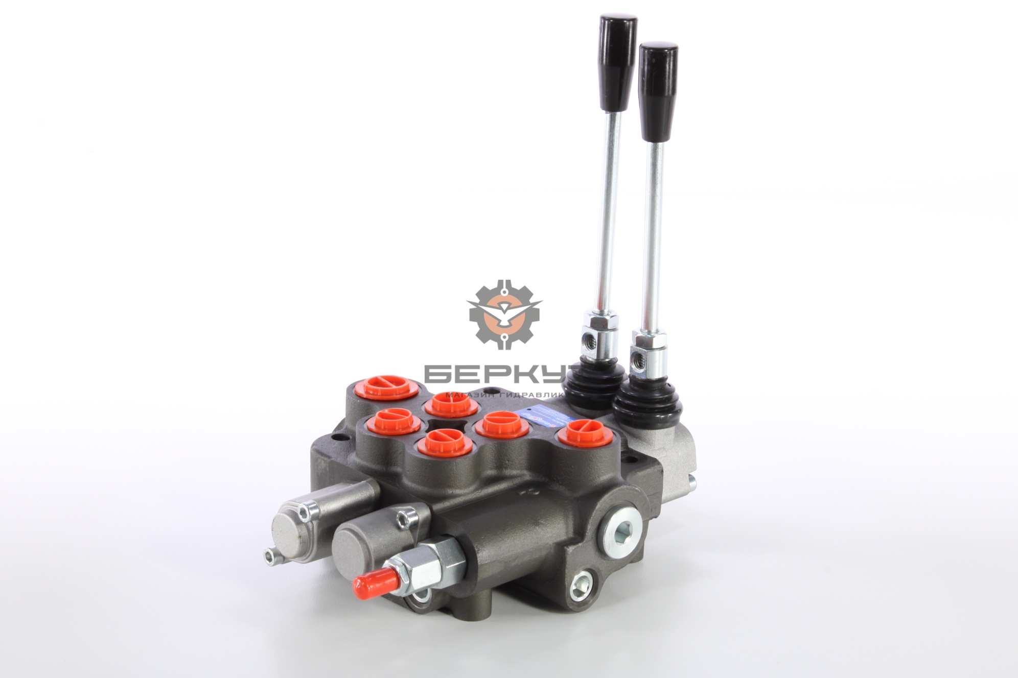 Гидрораспределитель 2Р80-1L13A1 GKZ1 SJ-Technology (1 золотник без фиксации, 1 золотник с фиксацией с плавающим положением) (2P80F-OT/L13 GKZ1)